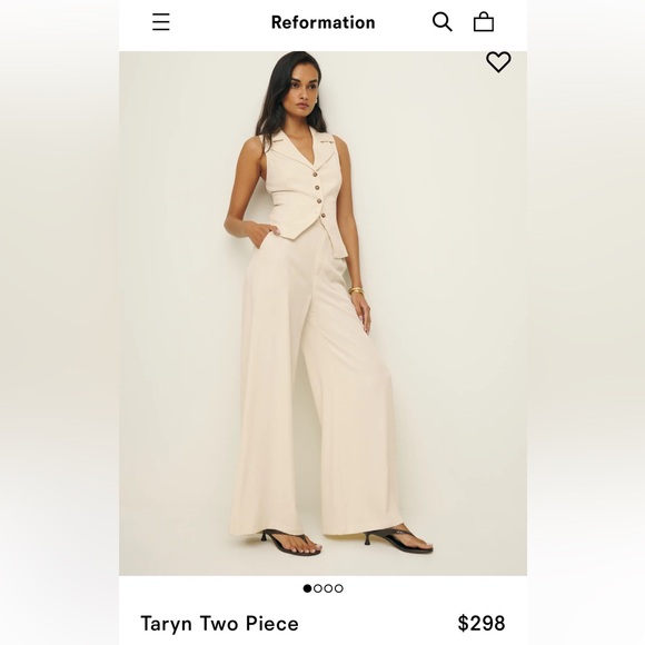 Reformation Other - Reformation Taryn Two Piece